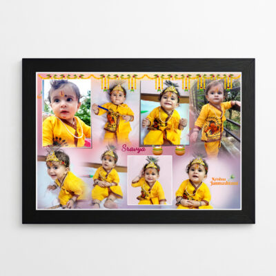 8 Photos Janamashtami Frame