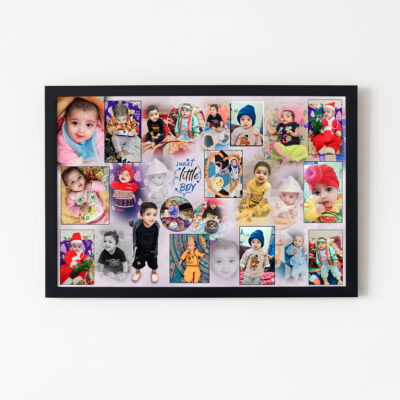 25 Photos Baby Collage Frame