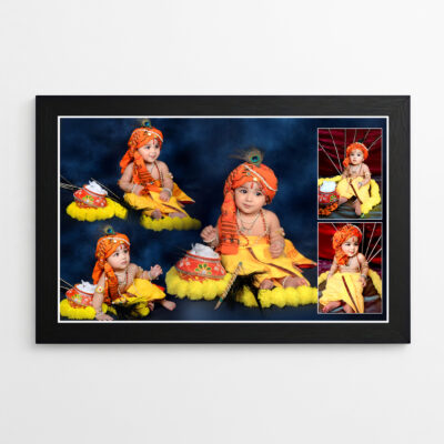 5 Photos Janamashtami Frame