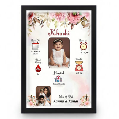 Birth Details Frame