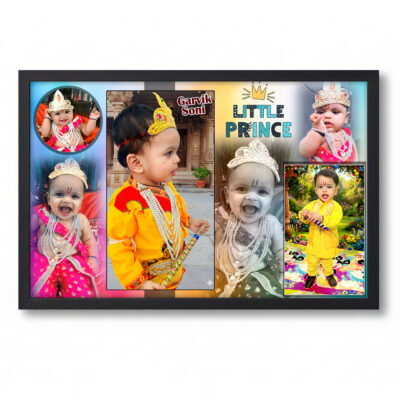 6 Photos Janamashtami Collage Frame